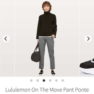 lululemon On the Move grey pants **perfect condition!